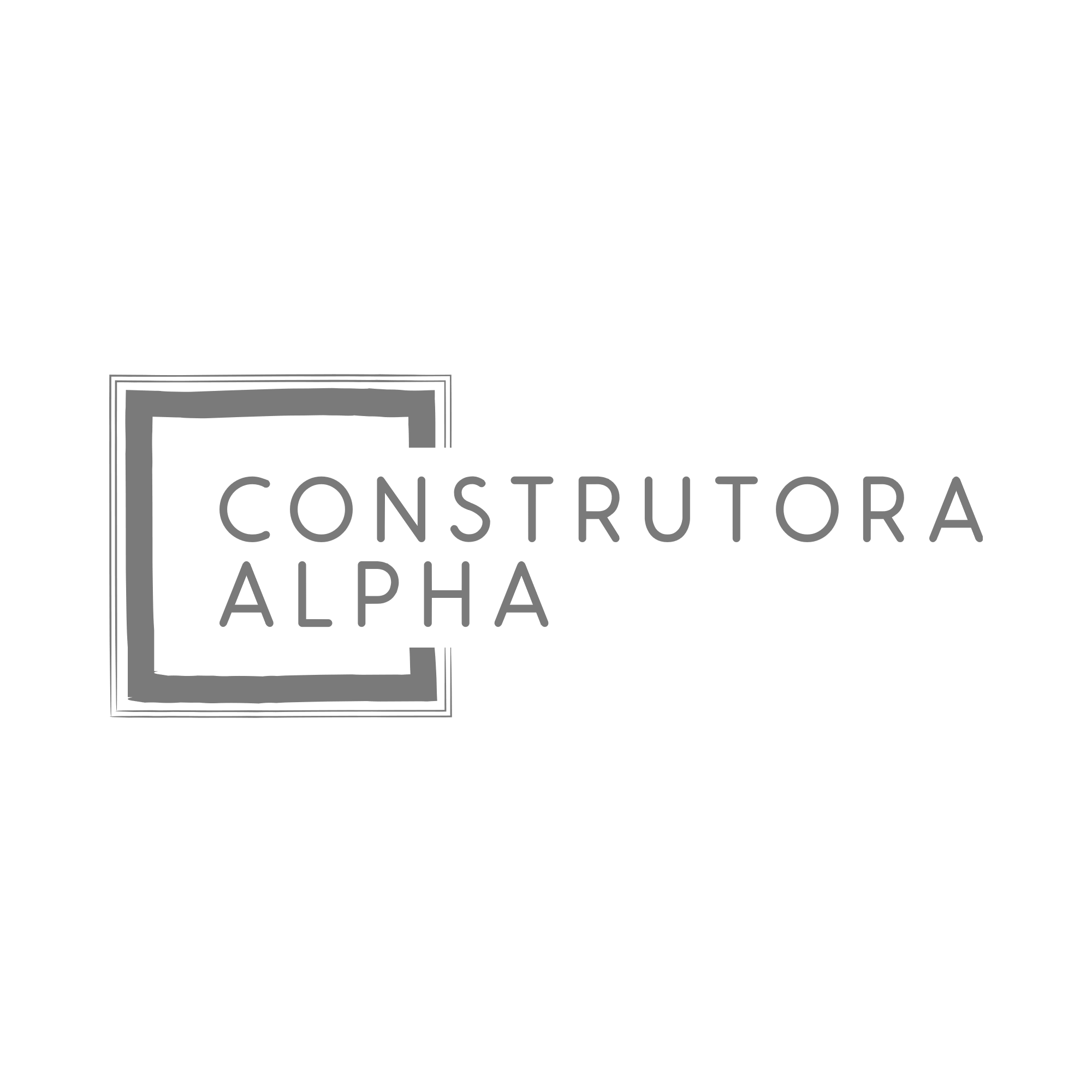Logo Construtora Alpha 