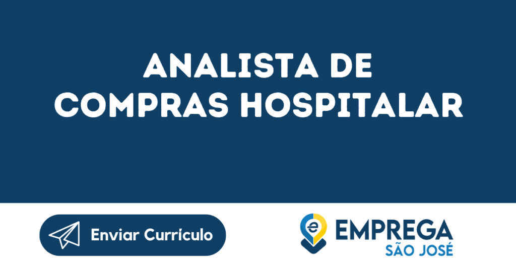 Analista De Compras Hospitalar-Jacarei - Sp 1