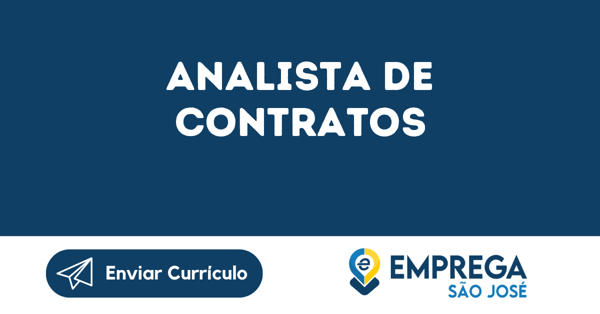 Analista De Contratos-São José Dos Campos - Sp 321