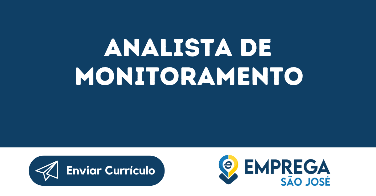 Analista De Monitoramento-São José Dos Campos - Sp 3