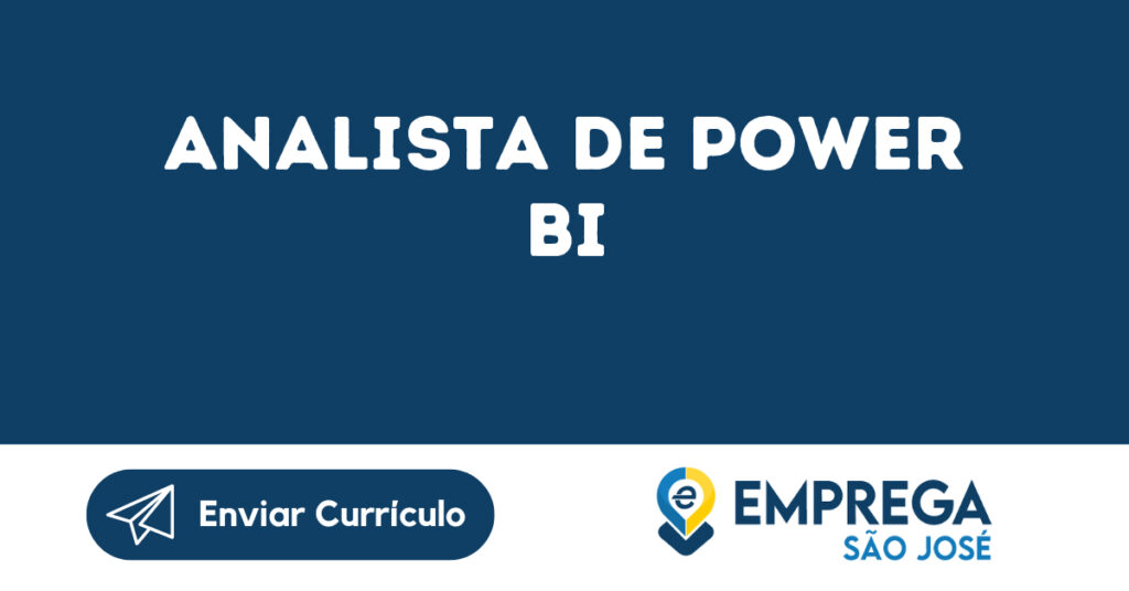 Analista De Power Bi-São José Dos Campos - Sp 1