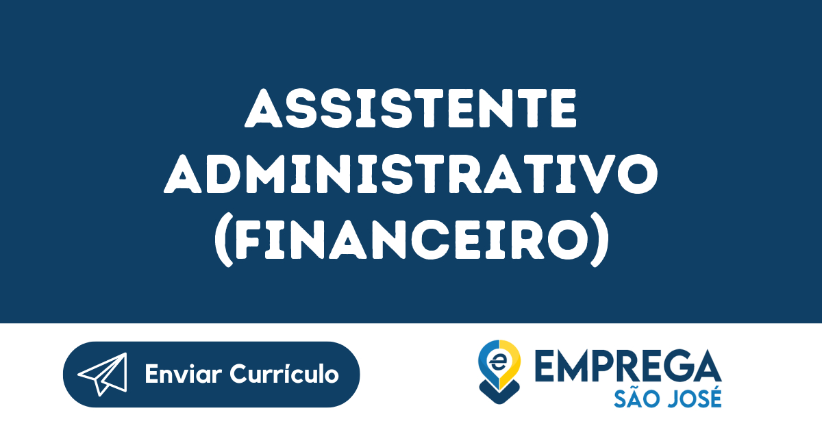 Assistente Administrativo (Financeiro)-Guararema - Sp 263