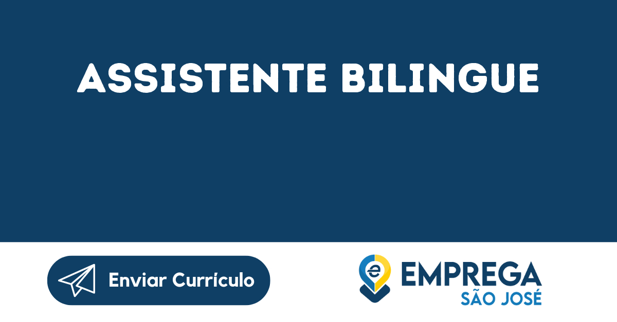 Assistente Bilingue-São José Dos Campos - Sp 301