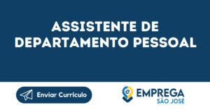 Assistente De Departamento Pessoal-São José Dos Campos - Sp 15