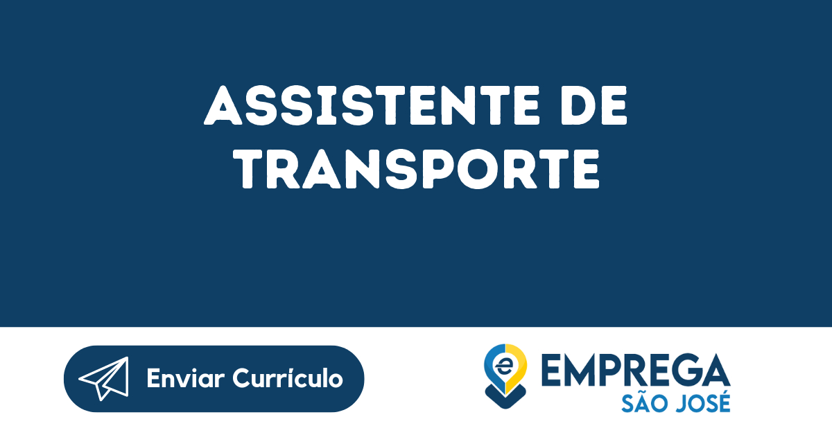 Assistente De Transporte-São José Dos Campos - Sp 7