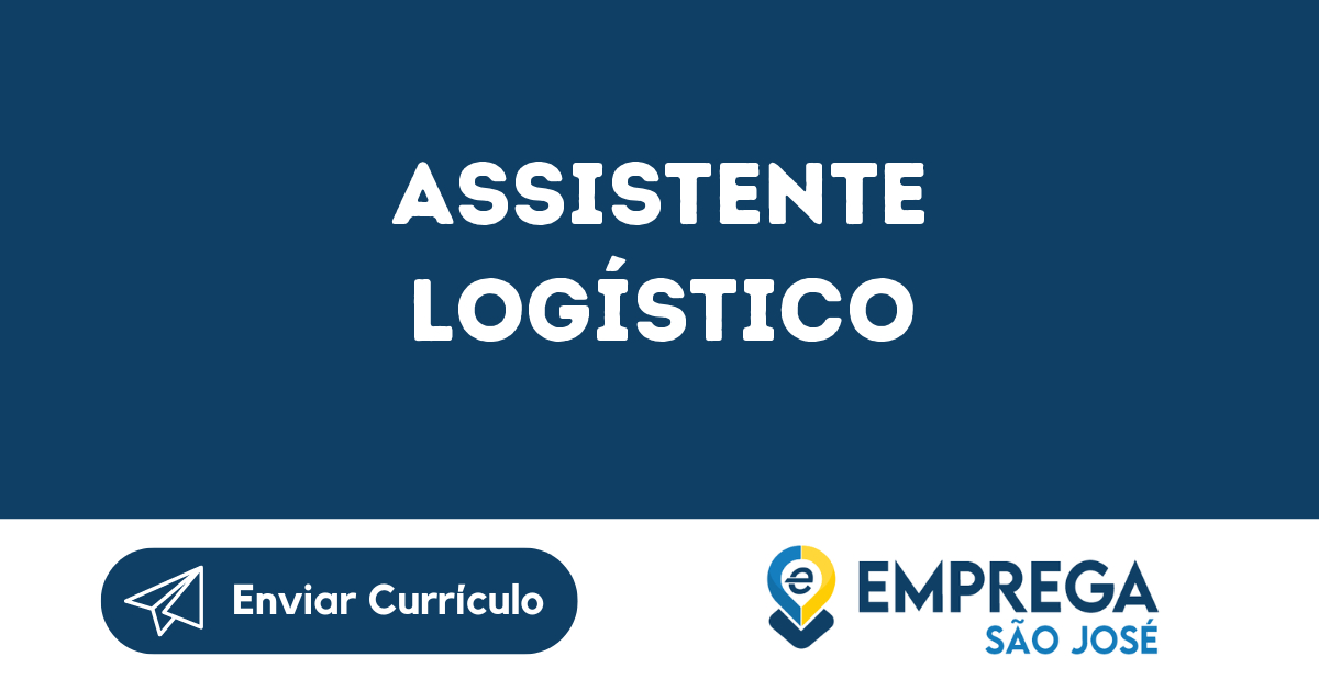 Assistente Logístico-Guararema - Sp 289
