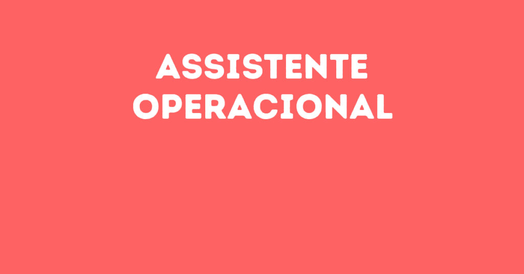 Assistente Operacional-Guararema - Sp 1