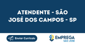 Atendente - São José Dos Campos - Sp 10