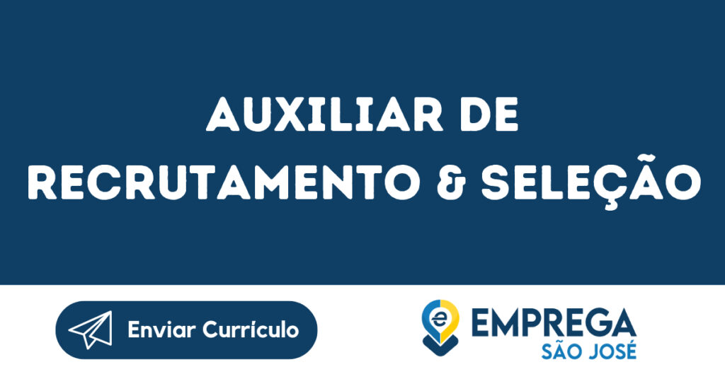 Auxiliar De Recrutamento & Seleção-Jacarei - Sp 1