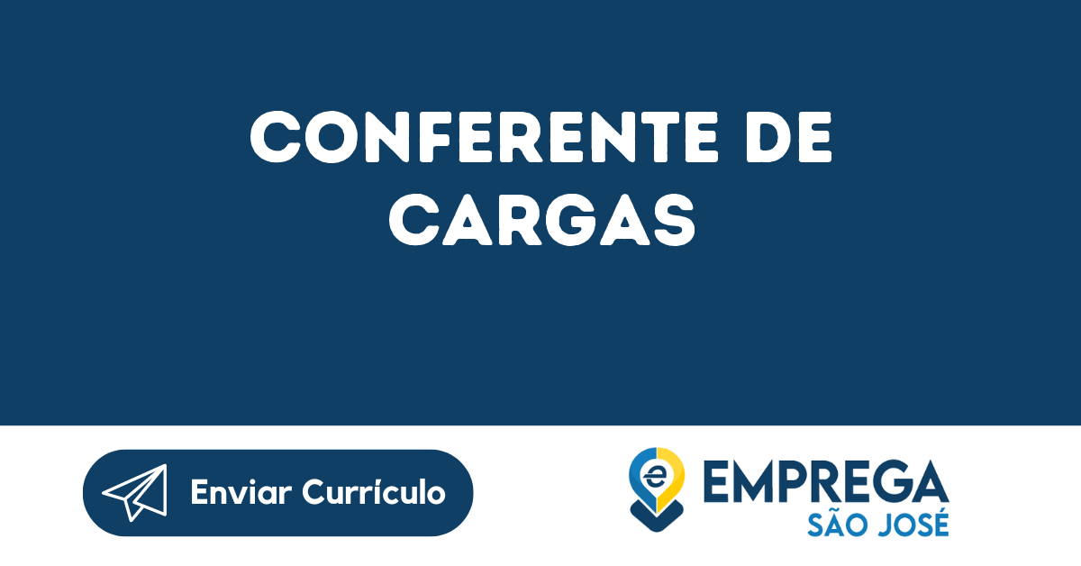 Conferente De Cargas-São José Dos Campos - Sp 103