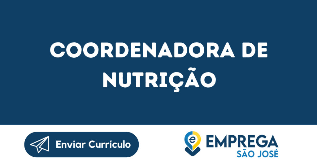 Coordenadora De Nutrição-São José Dos Campos - Sp 1