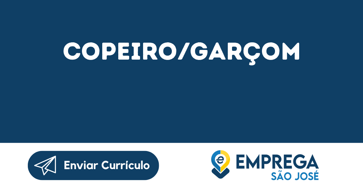 Copeiro/Garçom-São José Dos Campos - Sp 21