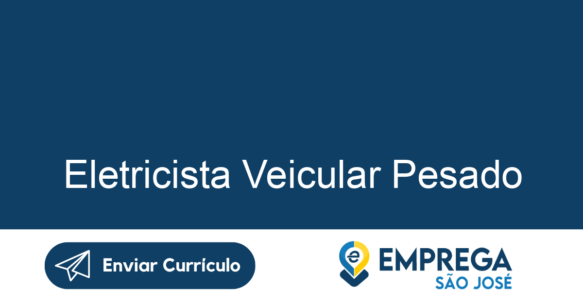 Eletricista Veicular Pesado-São José Dos Campos - Sp 59