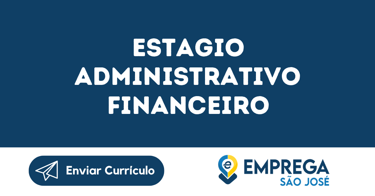 Estagio Administrativo Financeiro-São José Dos Campos - Sp 51