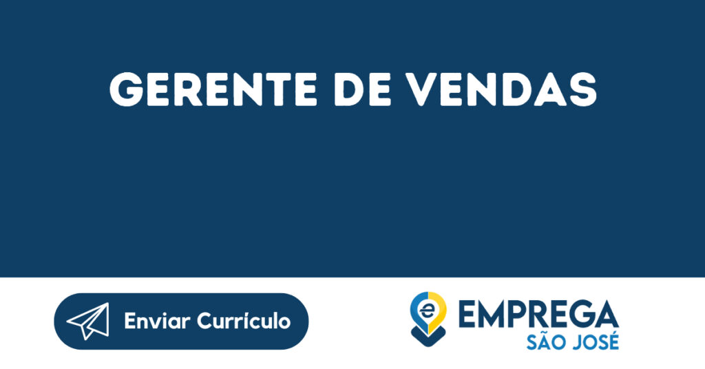 Gerente De Vendas-São José Dos Campos - Sp 1