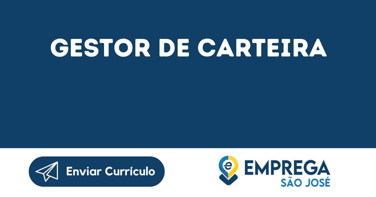 Gestor De Carteira-São José Dos Campos - Sp 51
