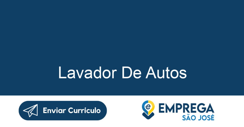 Lavador De Autos-Jacarei - Sp 1 Lavador De Autos-Jacarei - Sp 1