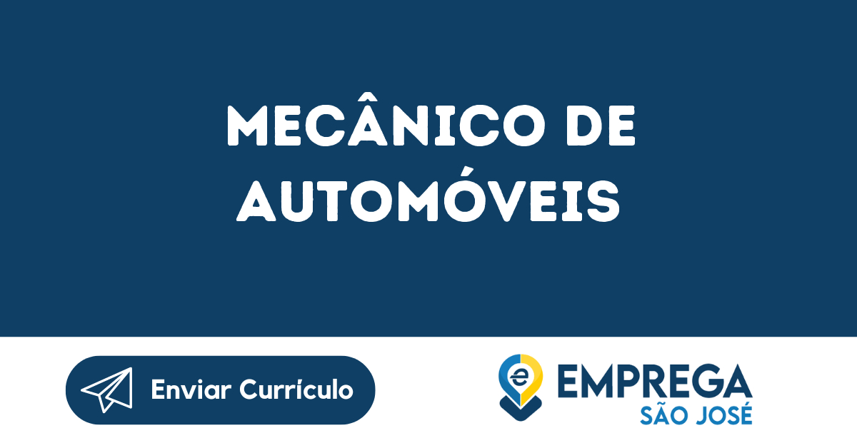 Mecânico De Automóveis-São José Dos Campos - Sp 67