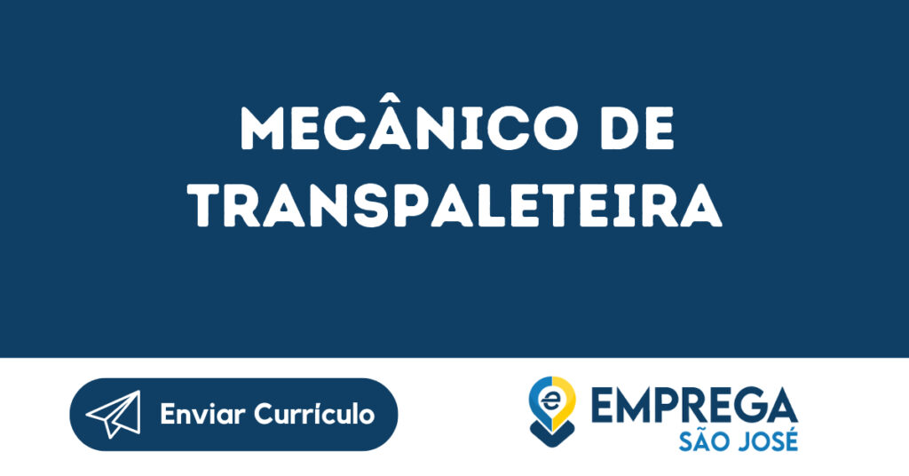 Mecânico De Transpaleteira-São José Dos Campos - Sp 1