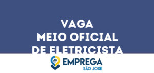 Meio Oficial De Eletricista-São José Dos Campos - Sp 8