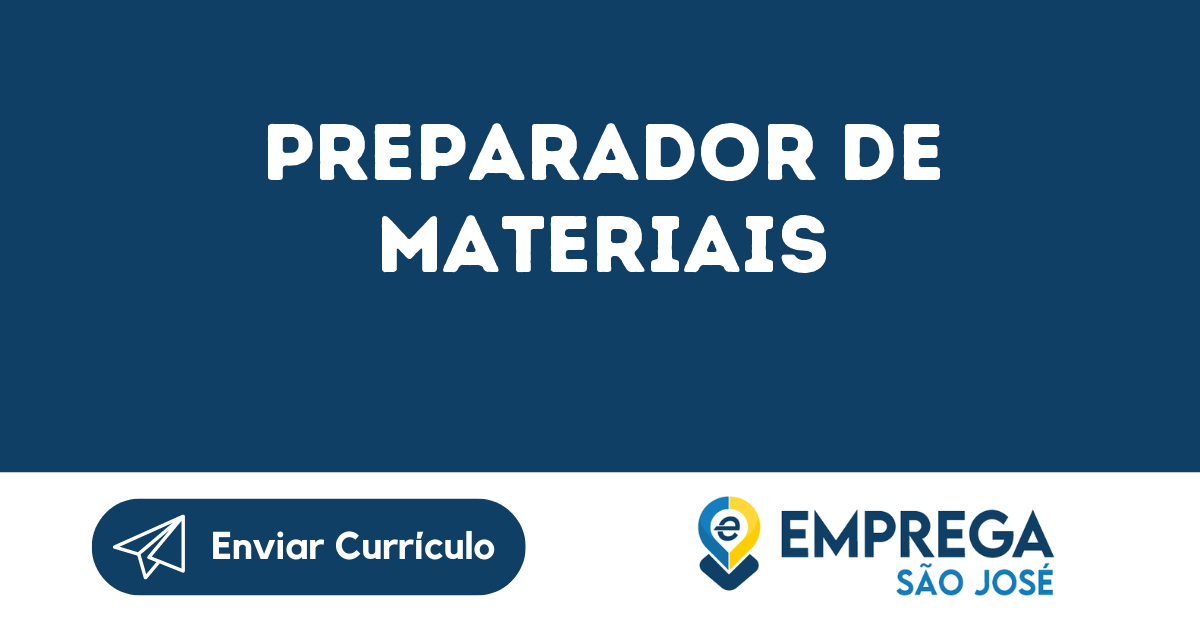 Preparador De Materiais-São José Dos Campos - Sp 11