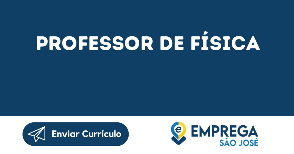 Professor De Física-Jacarei - Sp 1 Professor De Física-Jacarei - Sp 1