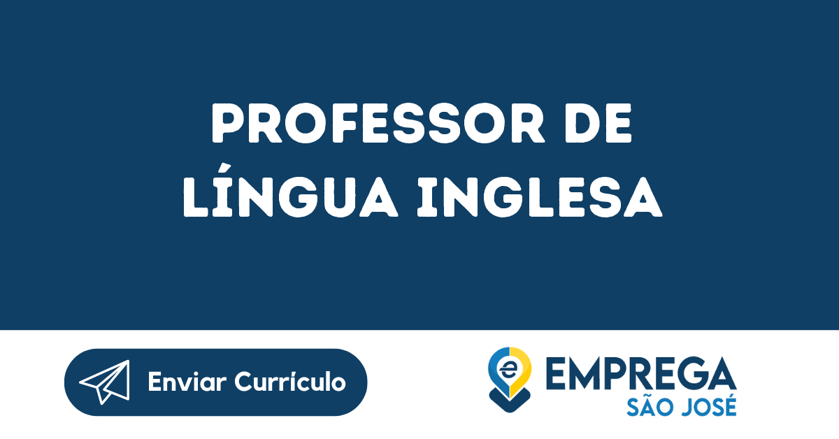 Professor De Língua Inglesa-Jacarei - Sp 53