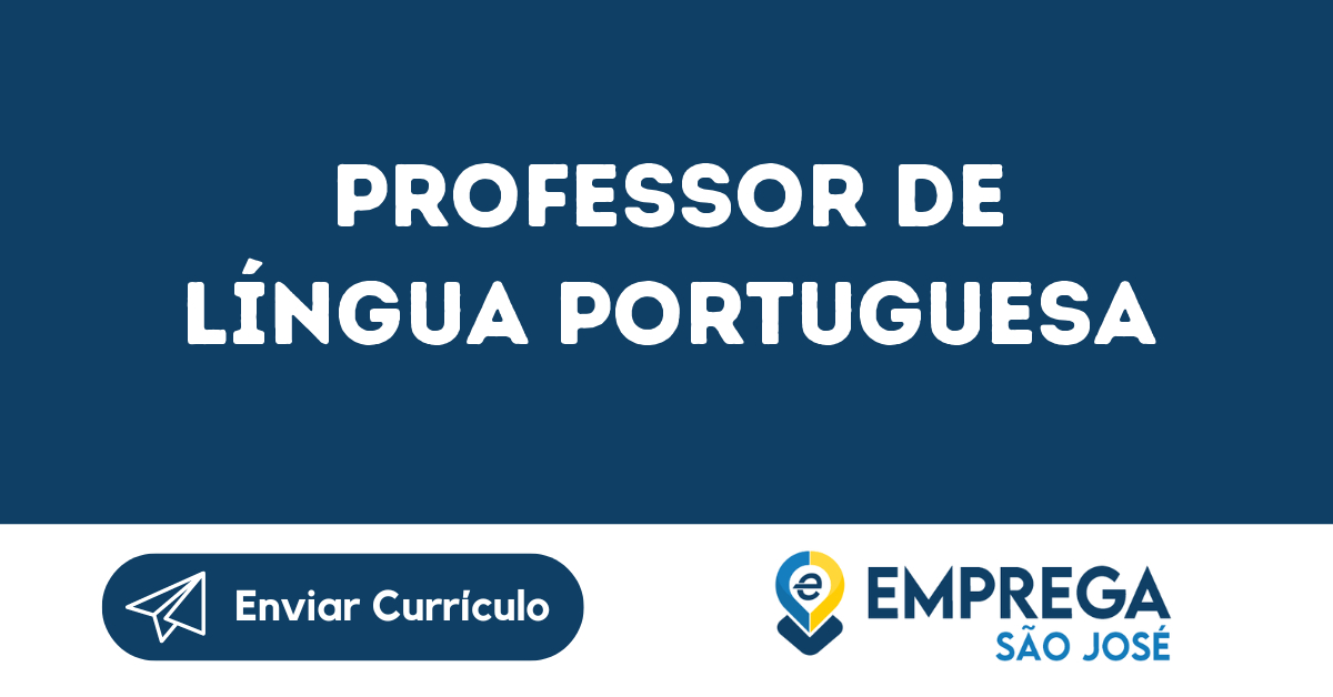 Professor De Língua Portuguesa-Jacarei - Sp 55