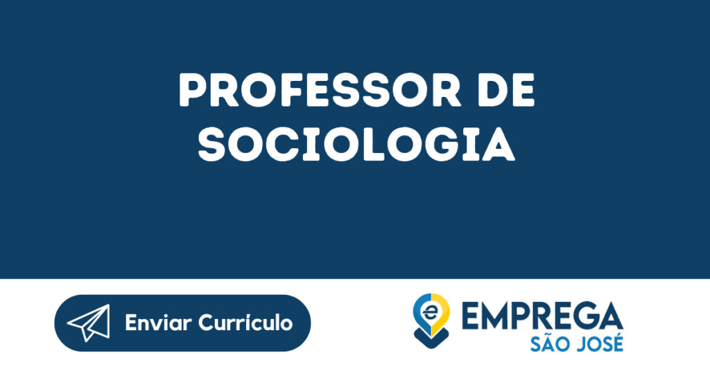 Professor De Sociologia-Jacarei - Sp 1