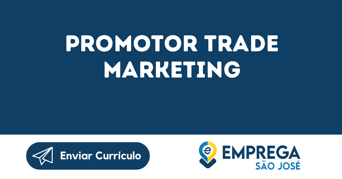 Promotor Trade Marketing-São José Dos Campos - Sp 117
