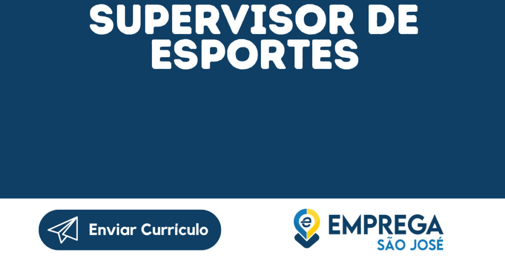 Supervisor De Esportes-São José Dos Campos - Sp 1