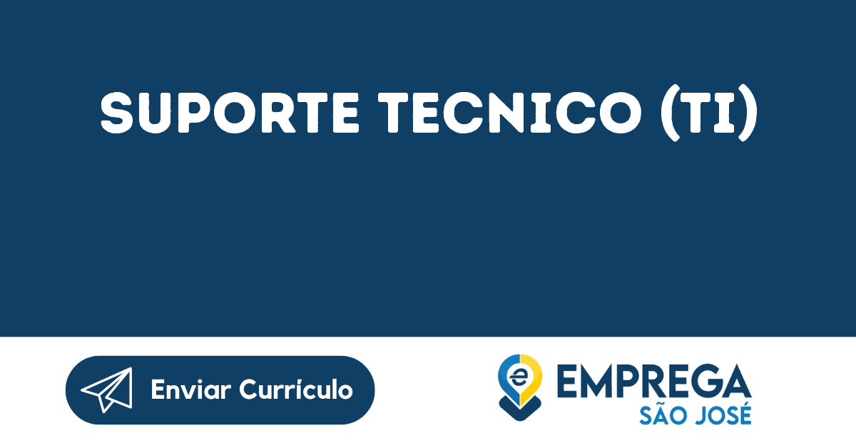 Suporte Tecnico (Ti)-São José Dos Campos - Sp 17