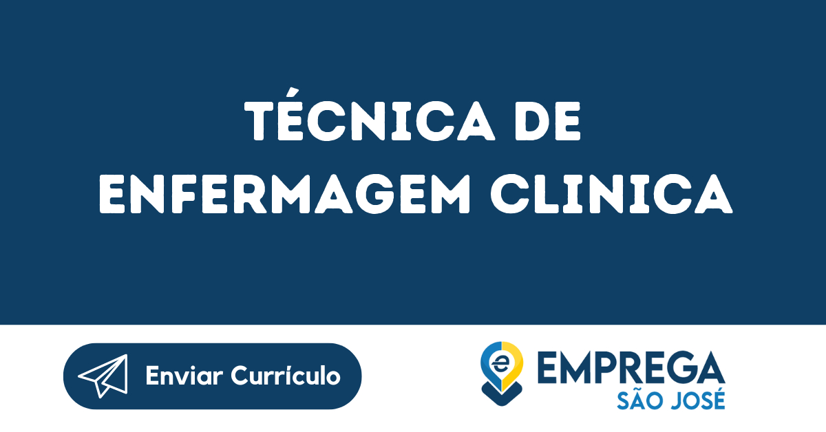 Técnica De Enfermagem Clinica-São José Dos Campos - Sp 65