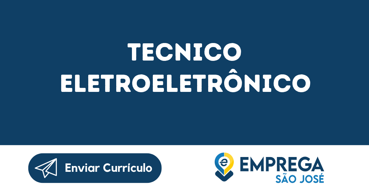 Tecnico Eletroeletrônico-São José Dos Campos - Sp 173