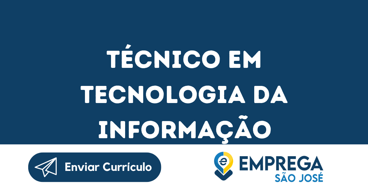 Técnico Em Tecnologia Da Informação-São José Dos Campos - Sp 9