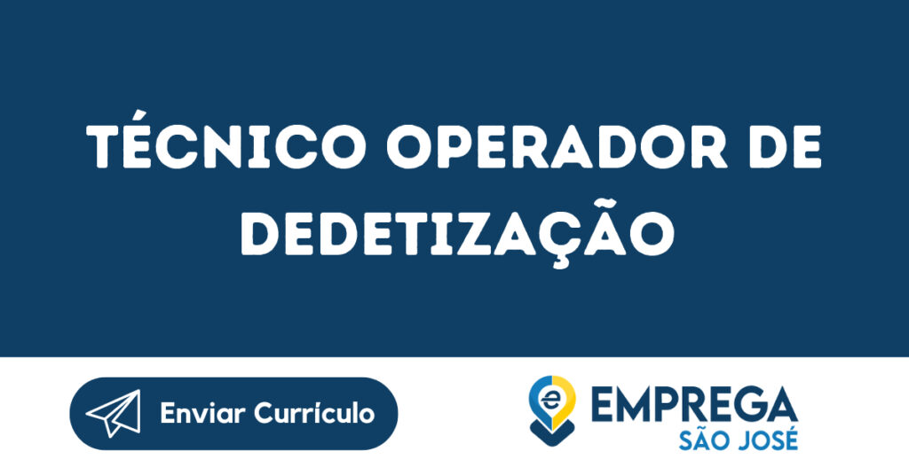 Técnico Operador De Dedetização-Jacarei - Sp 1 Técnico Operador De Dedetização-Jacarei - Sp 1