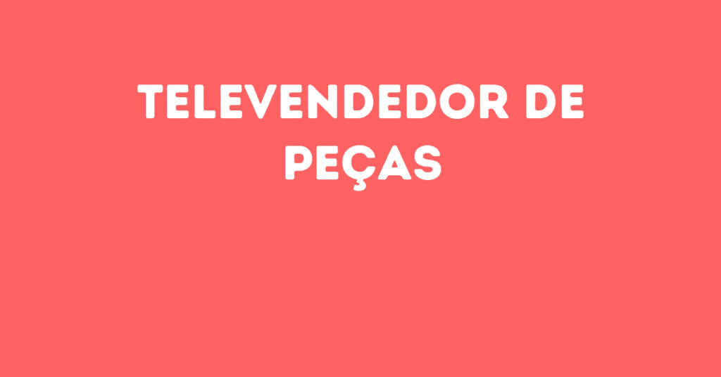 Televendedor De Peças-São José Dos Campos - Sp 1