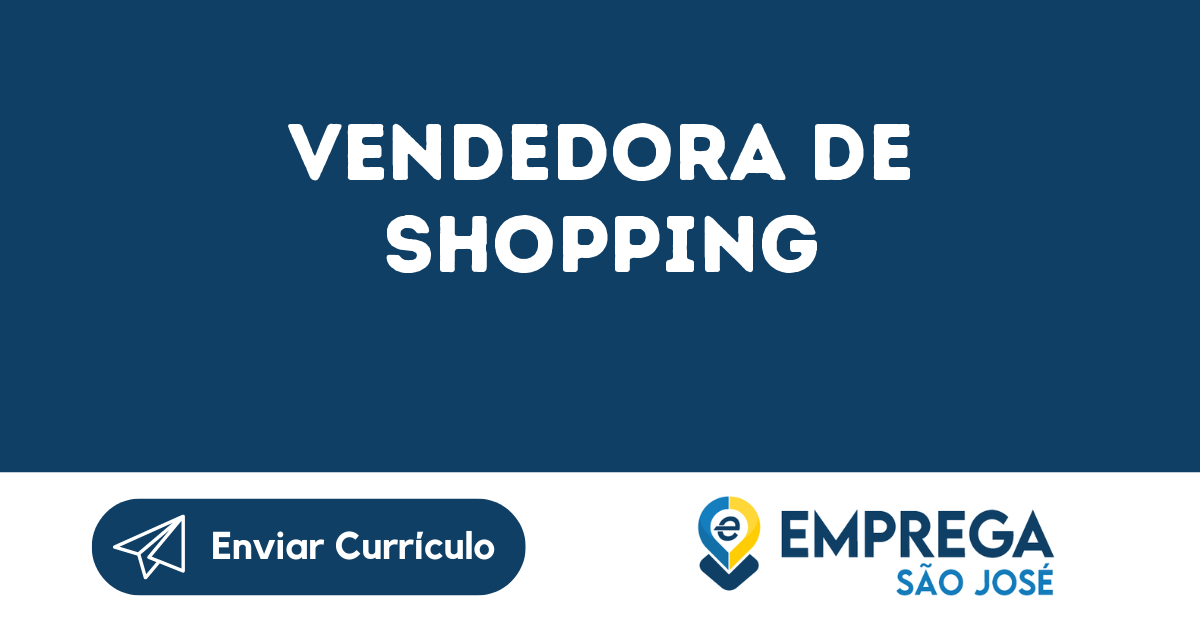Vendedora De Shopping-São José Dos Campos - Sp 87