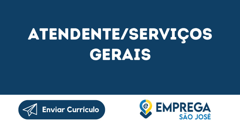 Atendente/Serviços Gerais-São José Dos Campos - Sp 1