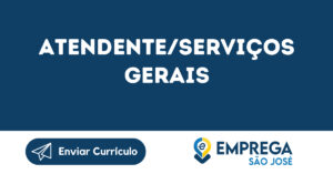 Atendente/Serviços Gerais-São José Dos Campos - Sp 3