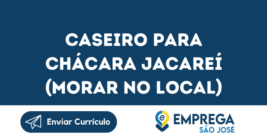 Caseiro Para Chácara Jacareí (Morar No Local)-Jacarei - Sp 1 Caseiro Para Chácara Jacareí (Morar No Local)-Jacarei - Sp 1