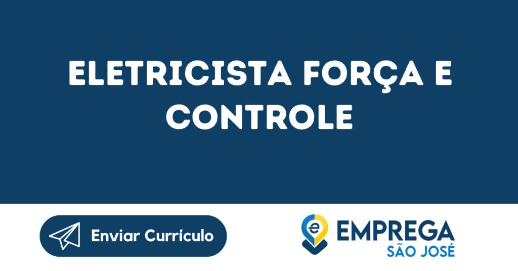 Eletricista Força E Controle-Jacarei - Sp 1