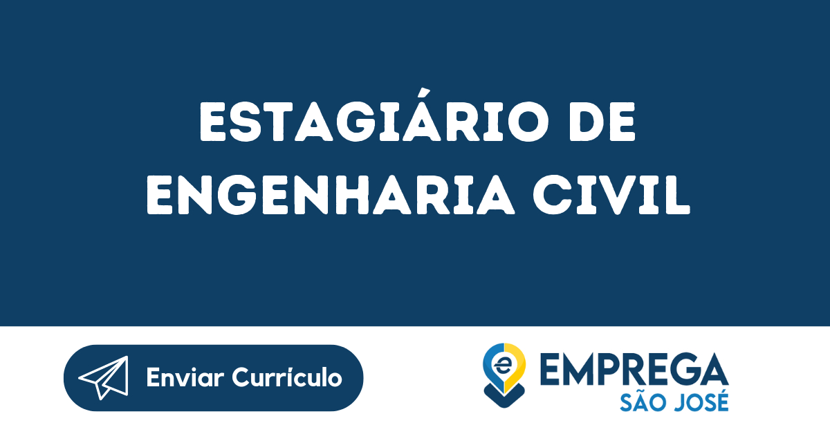 Estagiário De Engenharia Civil-São José Dos Campos - Sp 147