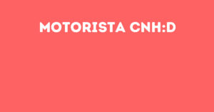 Motorista Cnh:d-São José Dos Campos - Sp 1