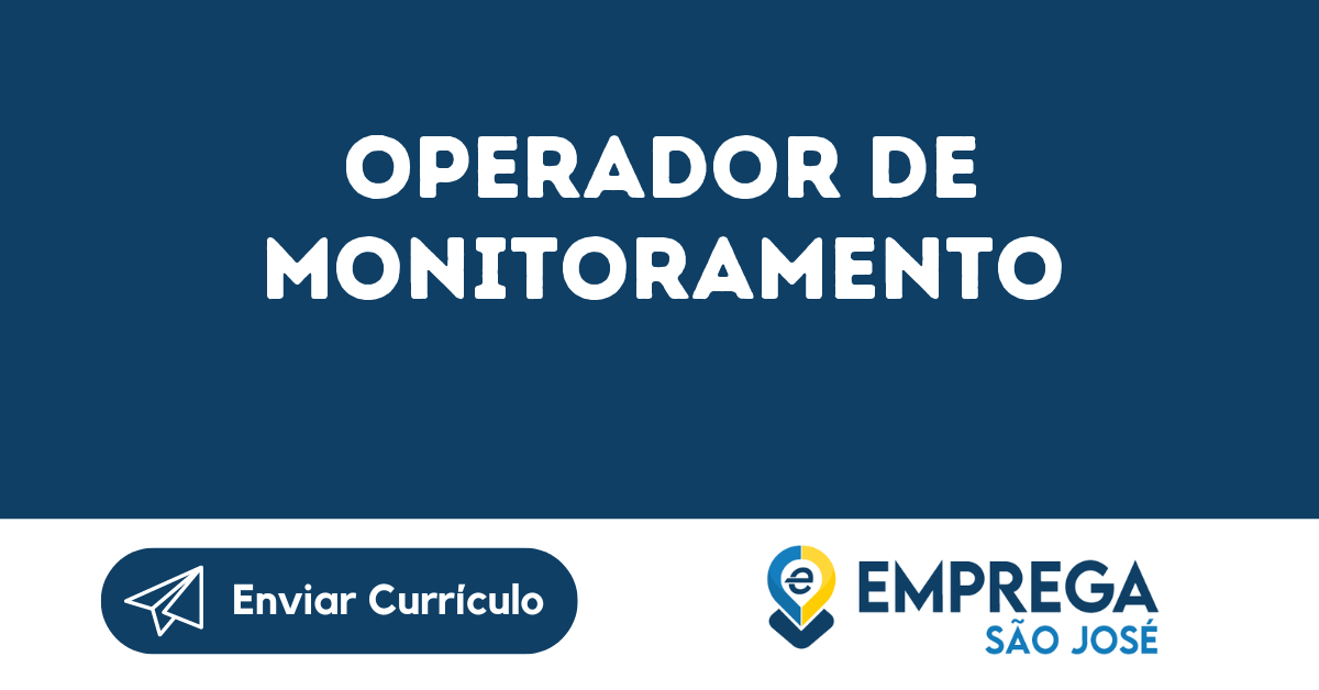 Operador De Monitoramento-São José Dos Campos - Sp 13