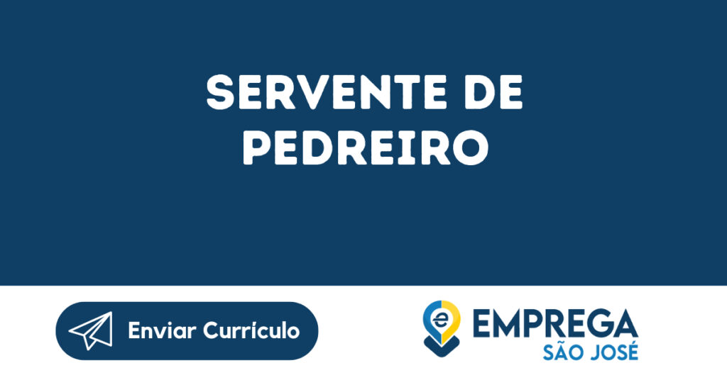 Servente De Pedreiro-São José Dos Campos - Sp 1