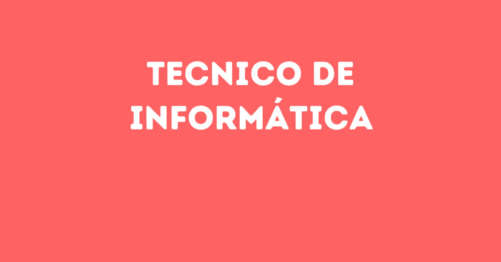 Tecnico De Informática-São José Dos Campos - Sp 1
