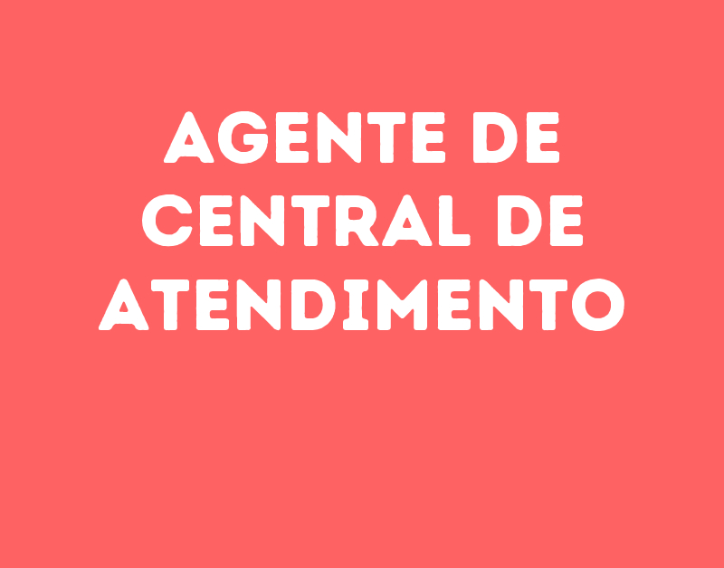Agente De Central De Atendimento-São José Dos Campos - Sp 29