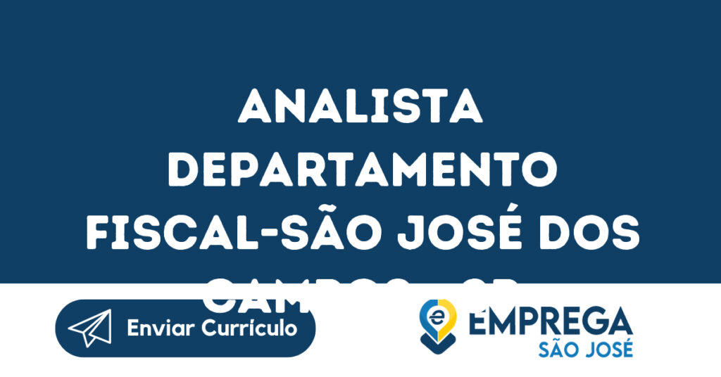 Analista Departamento Fiscal-São José Dos Campos - Sp 1