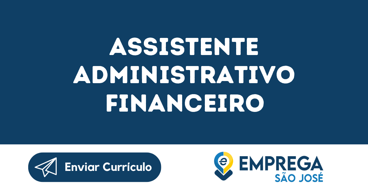 Assistente Administrativo Financeiro-São José Dos Campos - Sp 293